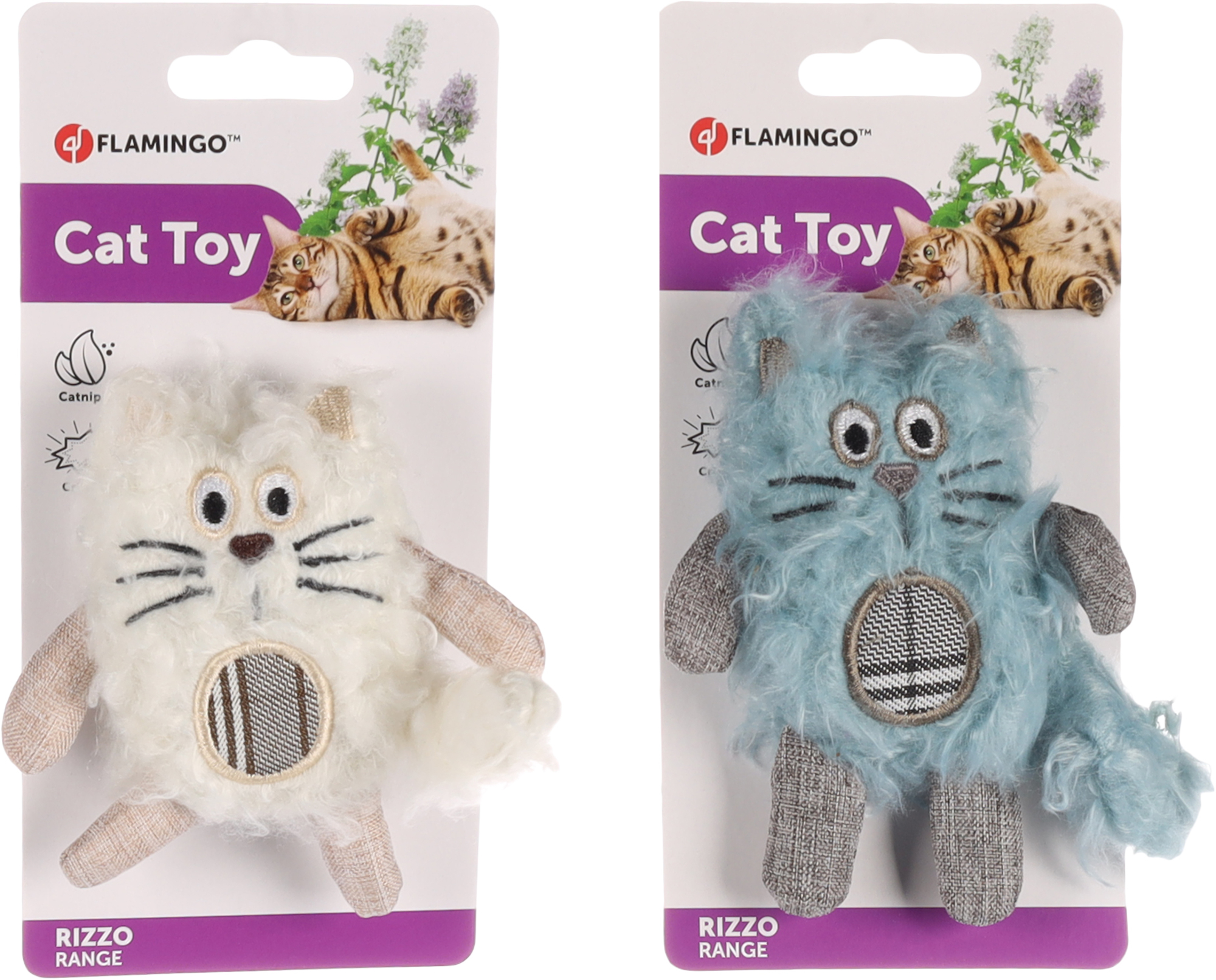 Flamingo Toy Rizzo Cat Multiple colours