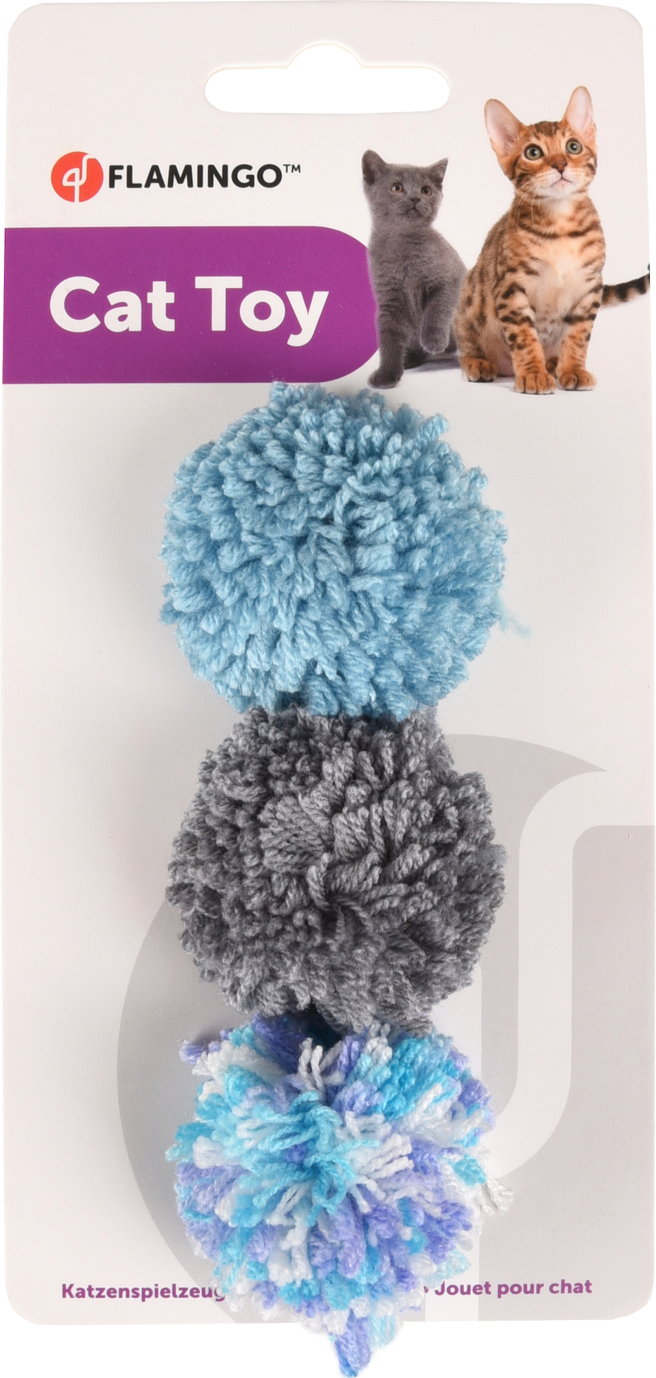 Flamingo Toy Yarn Ball Mix