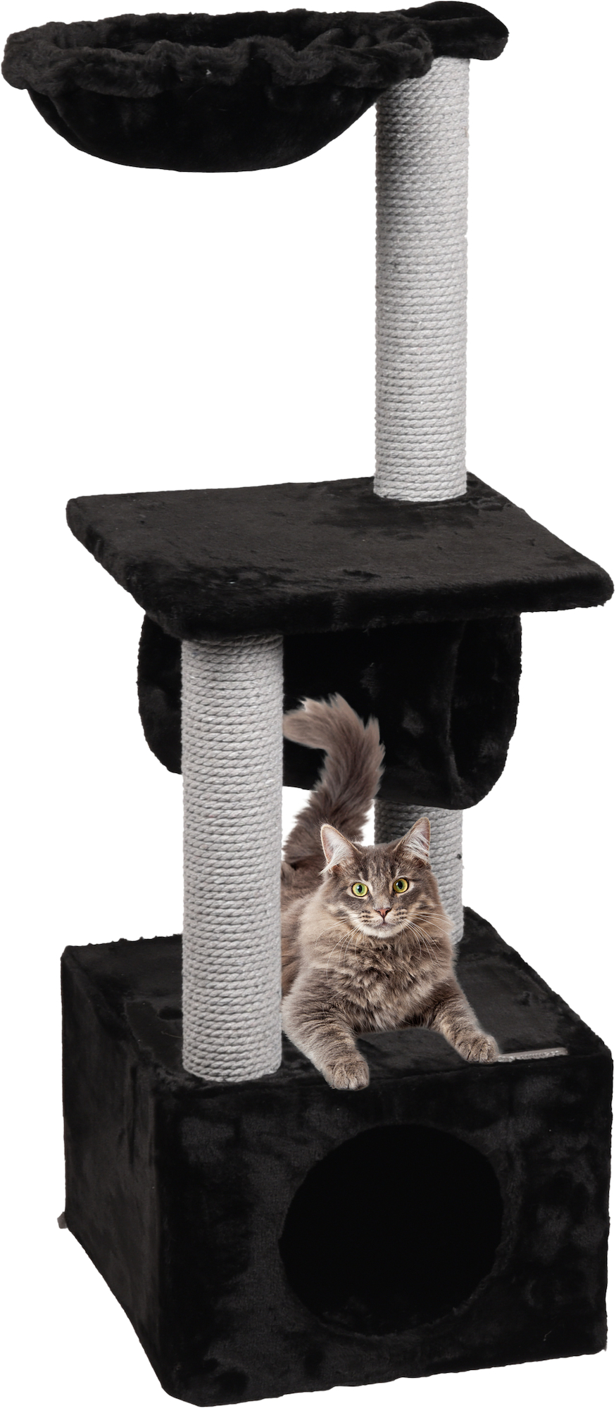 Flamingo Kratzbaum Gulf Schwarz & Grau