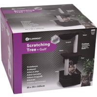 Flamingo Kratzbaum Gulf Schwarz & Grau