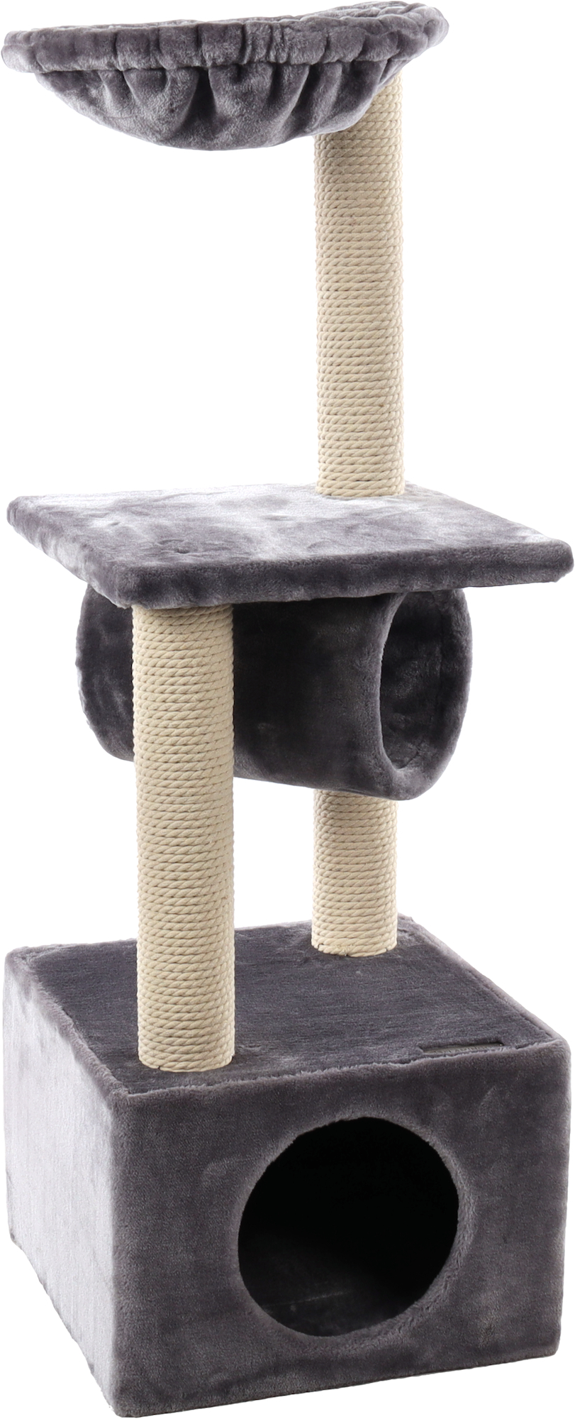 Flamingo Kratzbaum Gulf Grau & Weiß