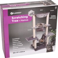 Flamingo Krabpaal Hamza Grijs & Wit