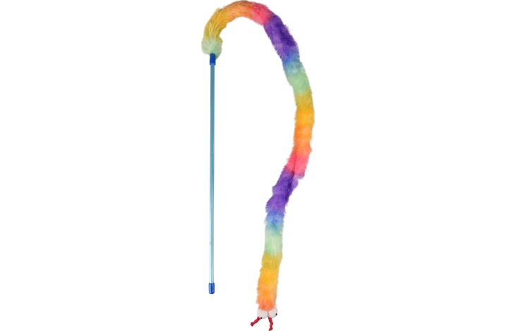 Flamingo Jouet Yowly Canne à pêche & Chenille Mélange