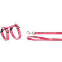 Flamingo Arnés con correa Gatito Ziggi Rojo cereza