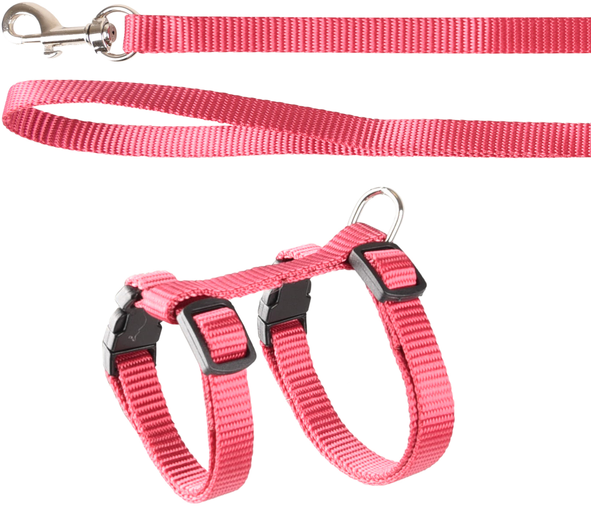 Flamingo Arnés con correa Gatito Ziggi Rojo cereza