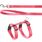 Harness with leash Kitten Ziggi Cherry red