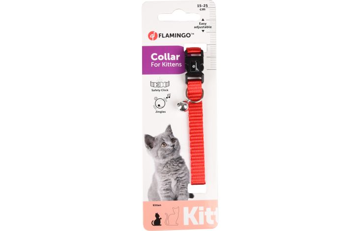Flamingo Collier Chaton Ziggi Rouge