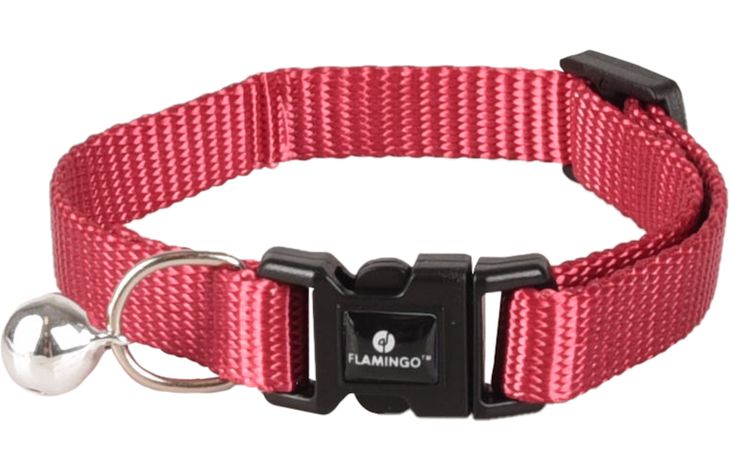 Flamingo Collar Kitten Ziggi Cherry red