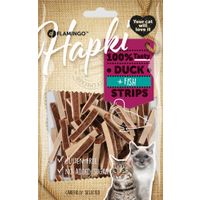 Flamingo Snack Hapki Strips met eend & met kabeljauw 