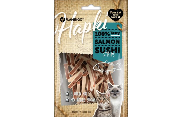 Flamingo Snack Hapki Sushi strips met zalm 