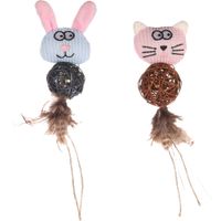 Flamingo Giocattolo Chayenne Coniglio & Gatto con pallina Colori multipli