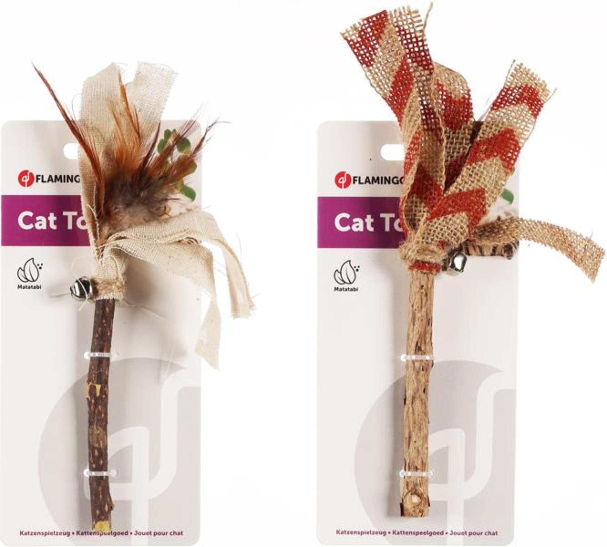 Flamingo Toy Navajo Stick Feather Multiple colours