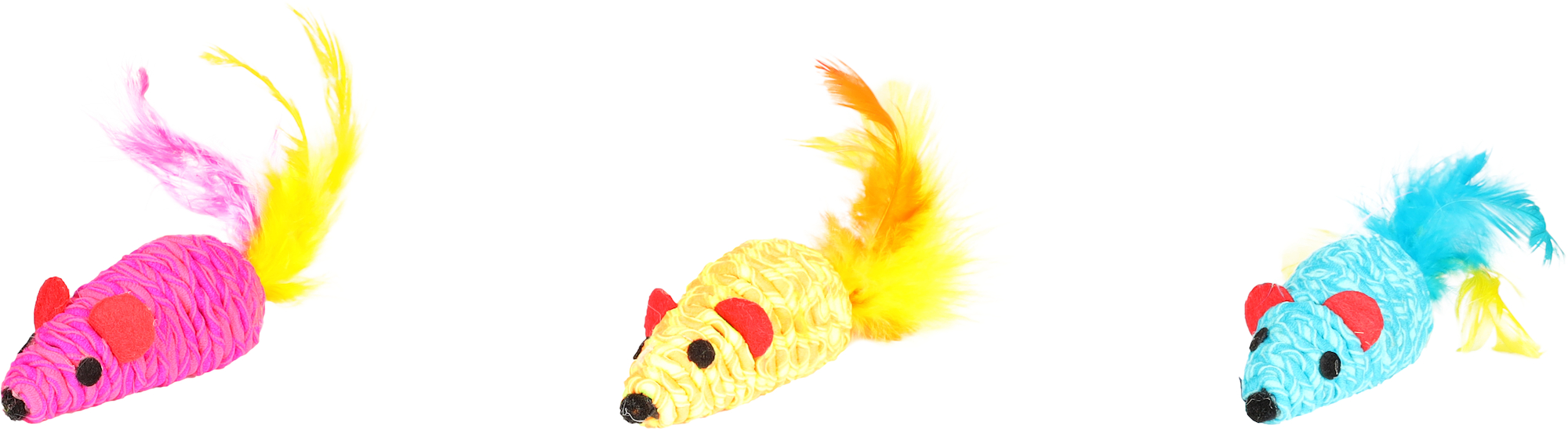 Flamingo Jouet Shuka Souris Plume Plusieurs couleurs