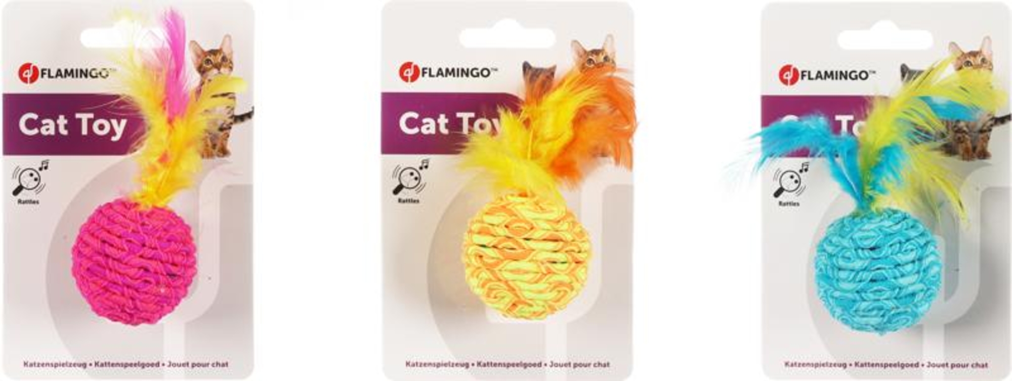 Flamingo Speelgoed Shuka Bal Veer Meerdere kleuren