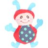 Toy Diza Ladybug Multiple colours Ladybug Red, Skin colour, Light blue, Dark blue, Light pink, Brown, Green Ball