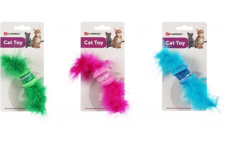 Flamingo Giocattolo Howi Rotolo Piuma Colori multipli