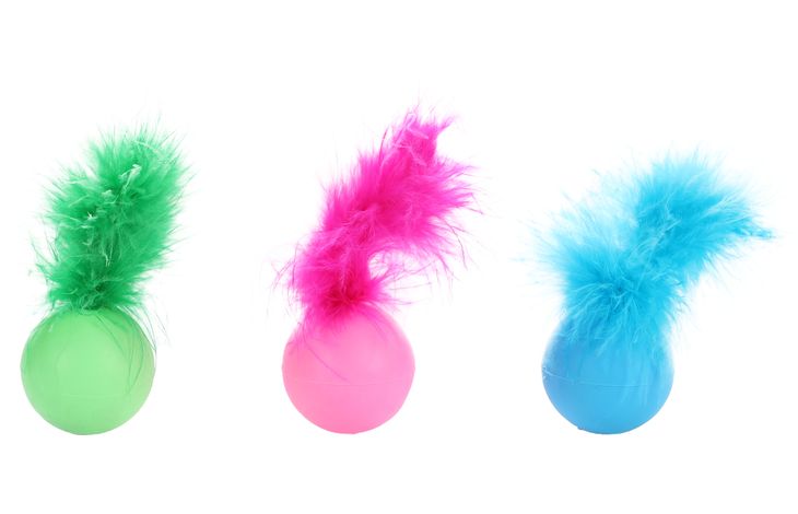 Flamingo Spielzeug Howi Ball Feder Mehrere Farben