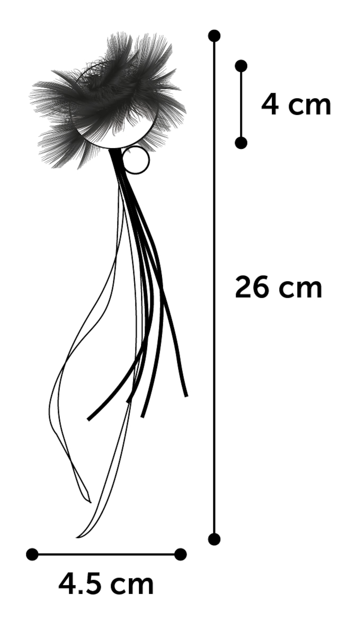 Flamingo Toy Howi Ball Ribbons Multiple colours