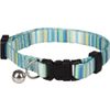 Halsband Salma Meerdere kleuren Turkoois, Wit, Geel, Blauw Strepen
