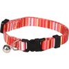 Halsband Salma Meerdere kleuren Roze, Geel, Wit, Rood Strepen