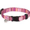 Halsband Salma Meerdere kleuren Roze, Geel, Wit, Paars Strepen