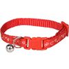 Halsband voor kittens Simran Meerdere kleuren Rood, Wit Hartjes