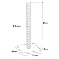 Flamingo Kratzbaum Glen Hellbeige & Hellgrau