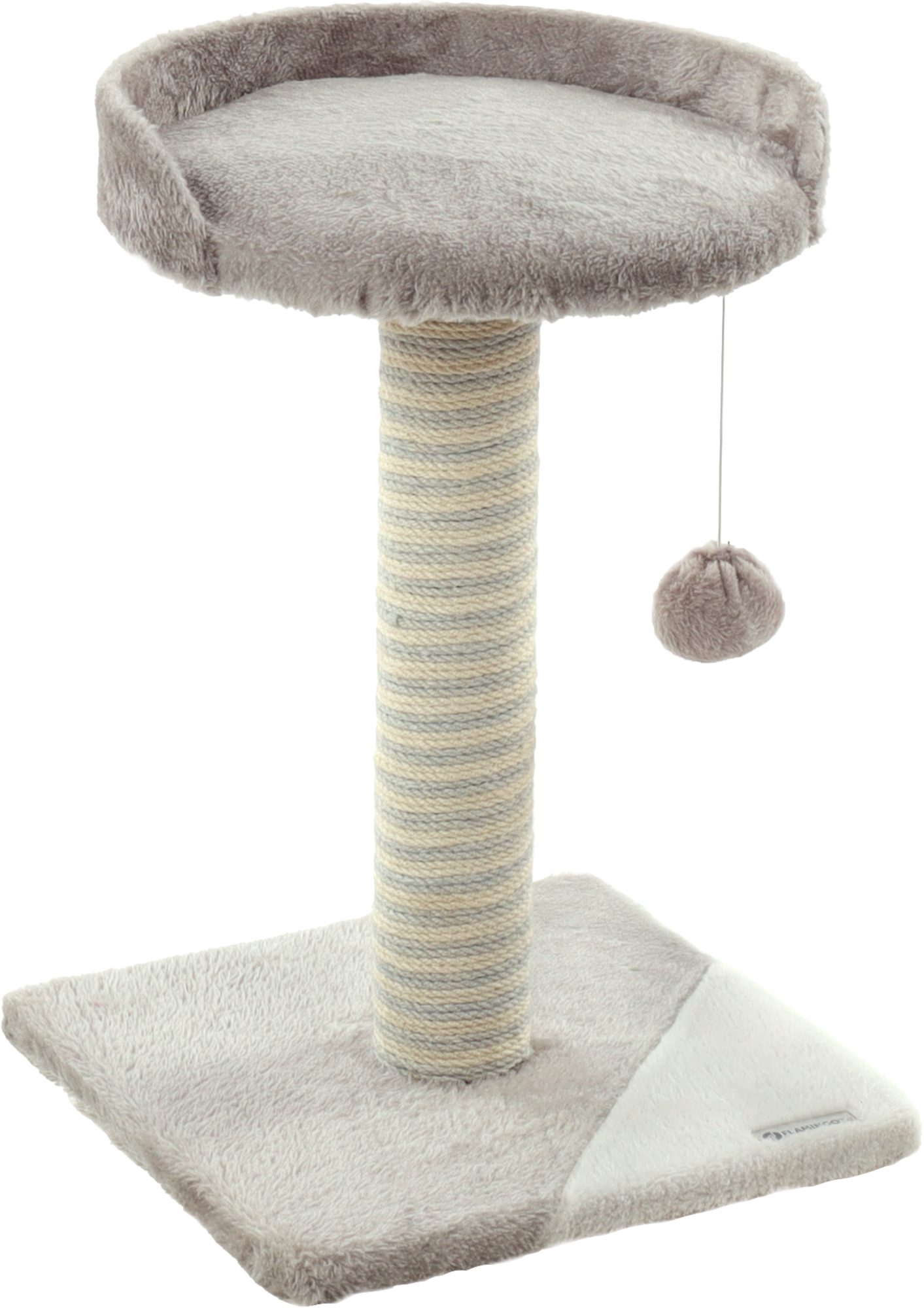 Flamingo Kratzbaum Clark Hellbeige & Hellgrau