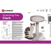 Flamingo Kratzbaum Clark Hellbeige & Hellgrau