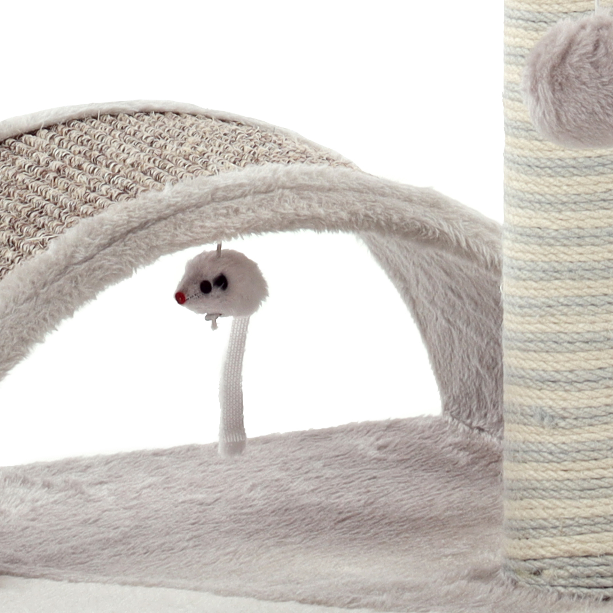 Flamingo Arbre à chat Charlton Beige clair & Gris clair