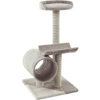 Flamingo Kratzbaum Burt Hellbeige & Hellgrau