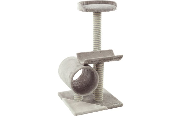 Flamingo Kratzbaum Burt Hellbeige & Hellgrau