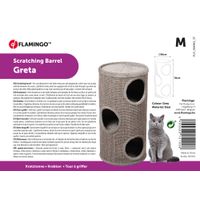 Flamingo Krabton Greta Grijs & Naturel & Lichtbruin