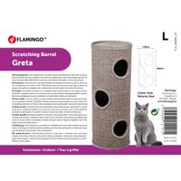 Flamingo Krabton Greta Grijs & Naturel & Lichtbruin