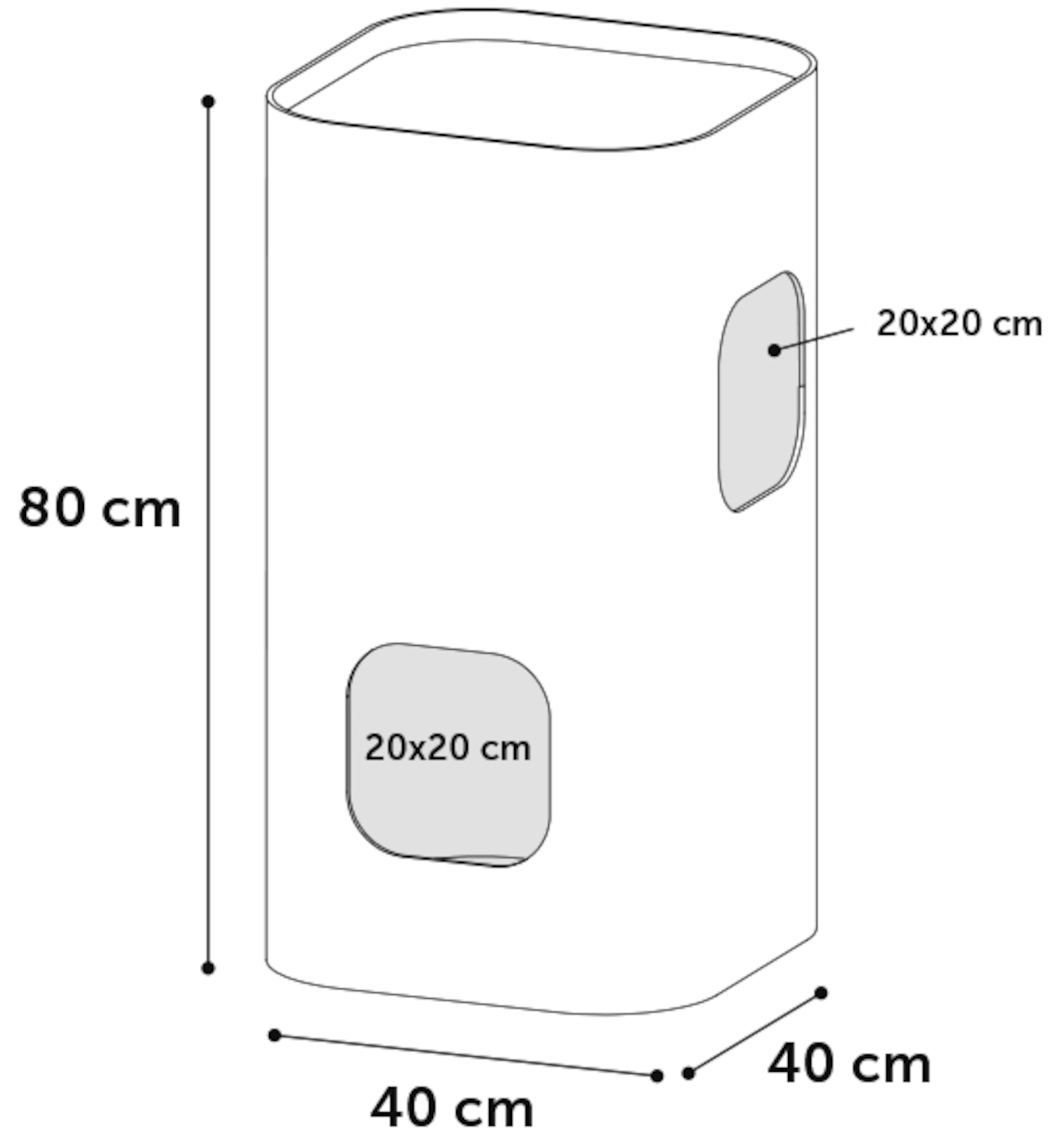 Flamingo Scratching barrel George Beige & Natural & Light brown