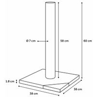 Flamingo Arbre à chat Rex Gris & Gris foncé