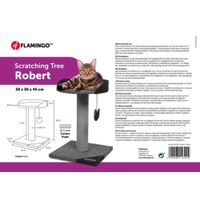Flamingo Arbre à chat Robert Gris & Gris foncé