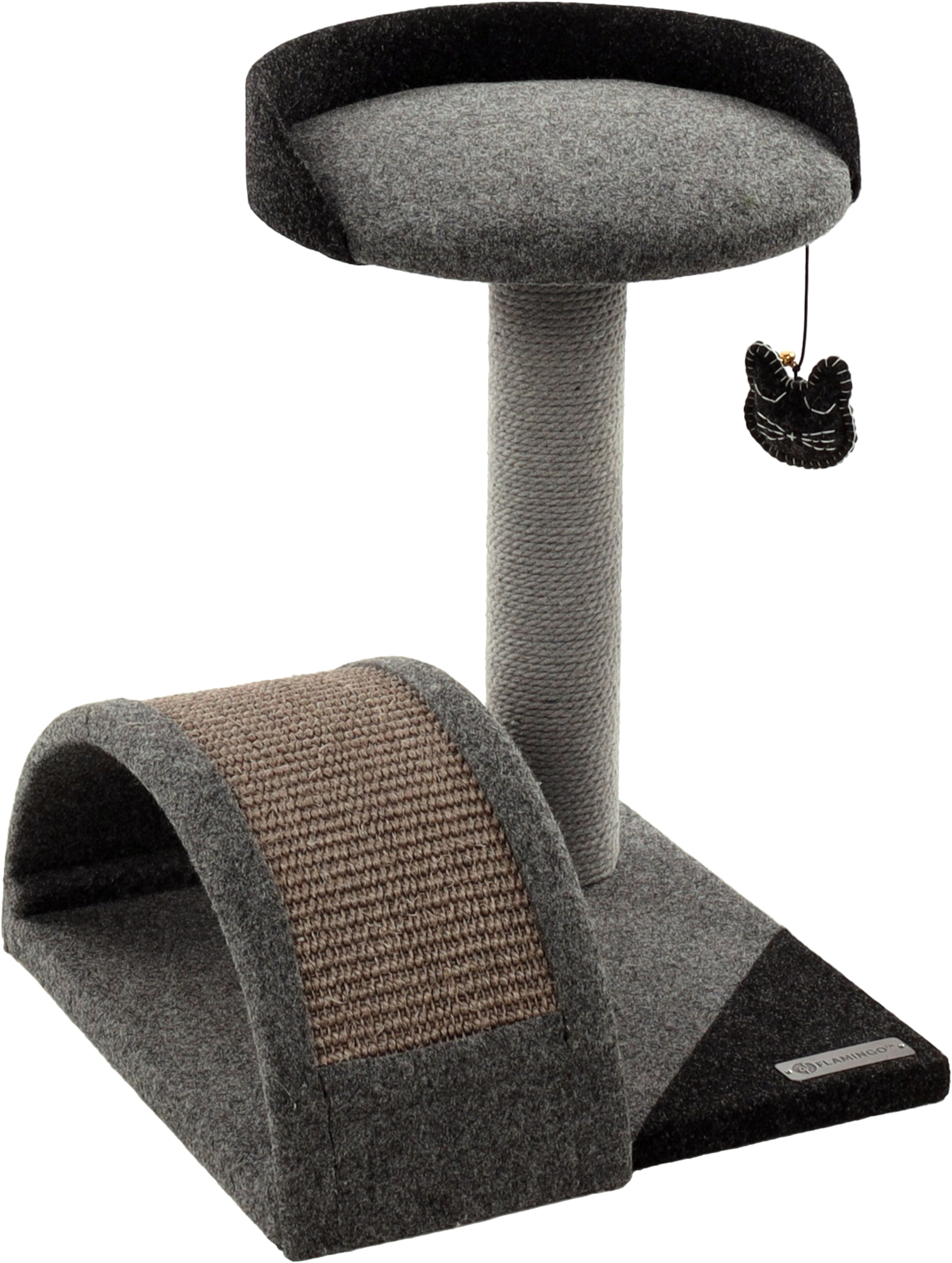 Flamingo Kratzbaum Gene Grau & Dunkelgrau