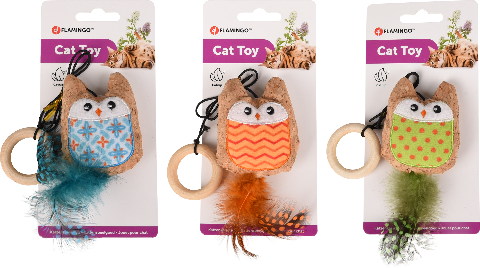 Flamingo Toy Kirk Owl Multiple colours