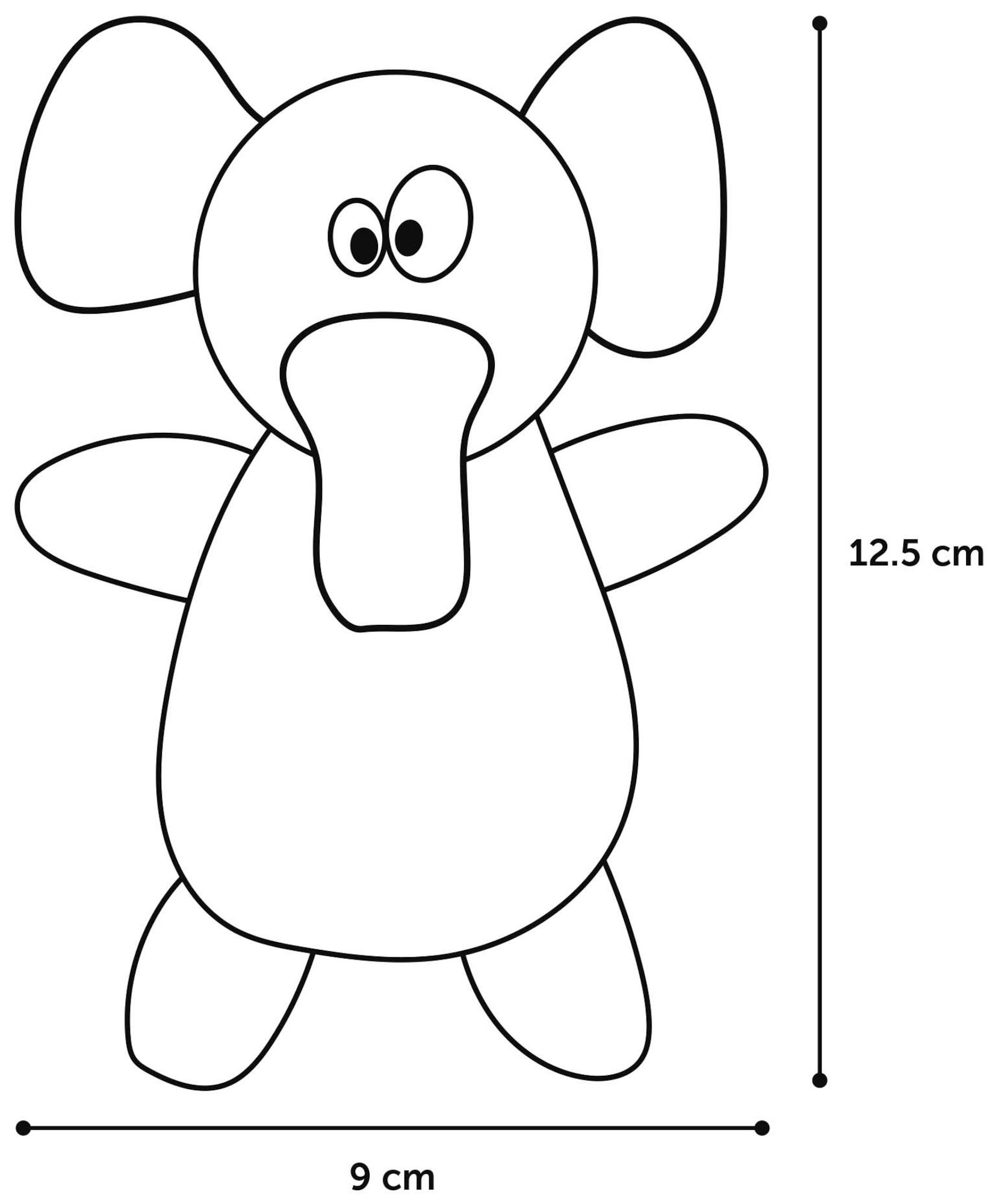 Flamingo Toy Kirk Rabbit & Elephant & Squirrel Multiple colours