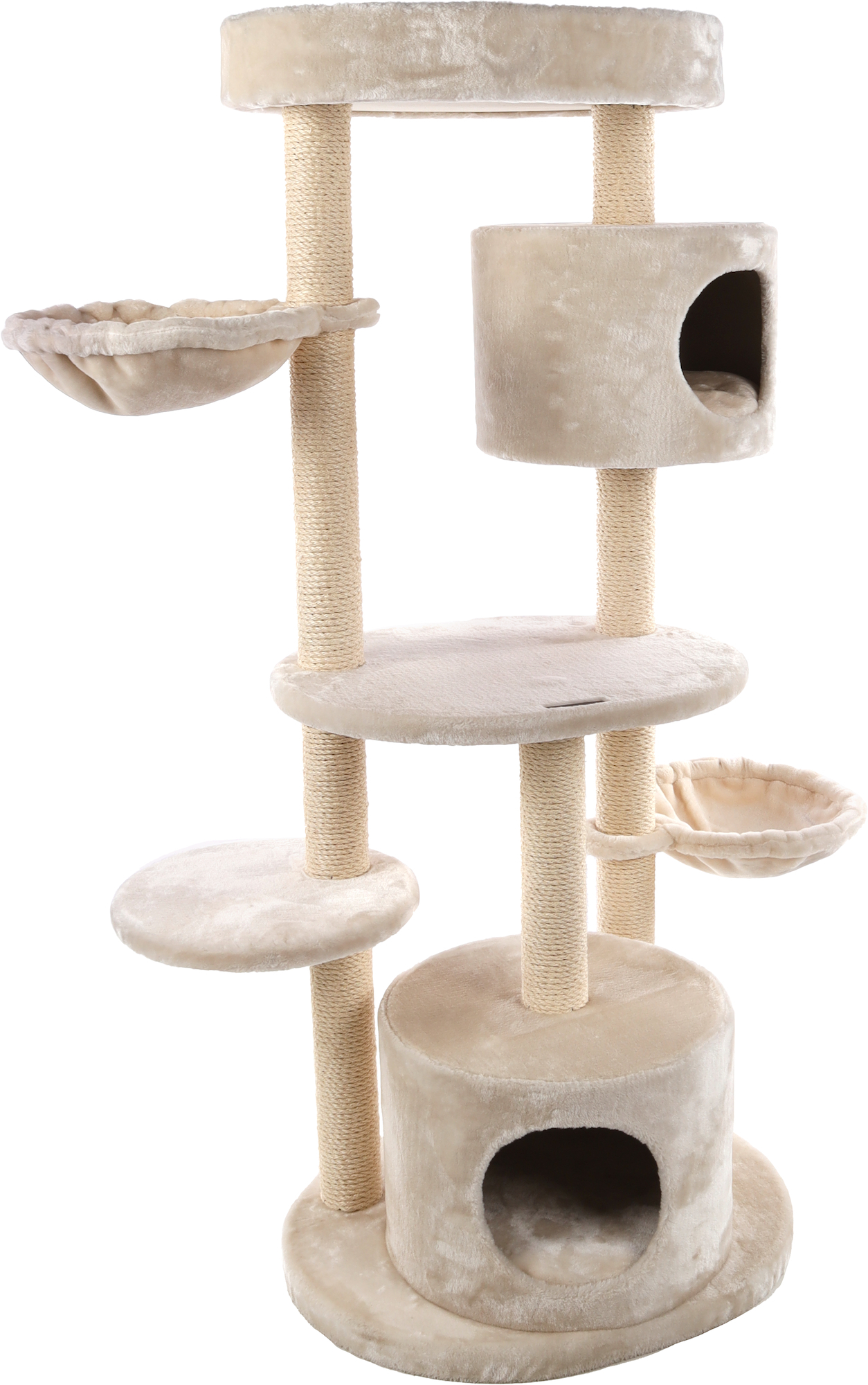 Flamingo Krabpaal Inga Beige & Wit