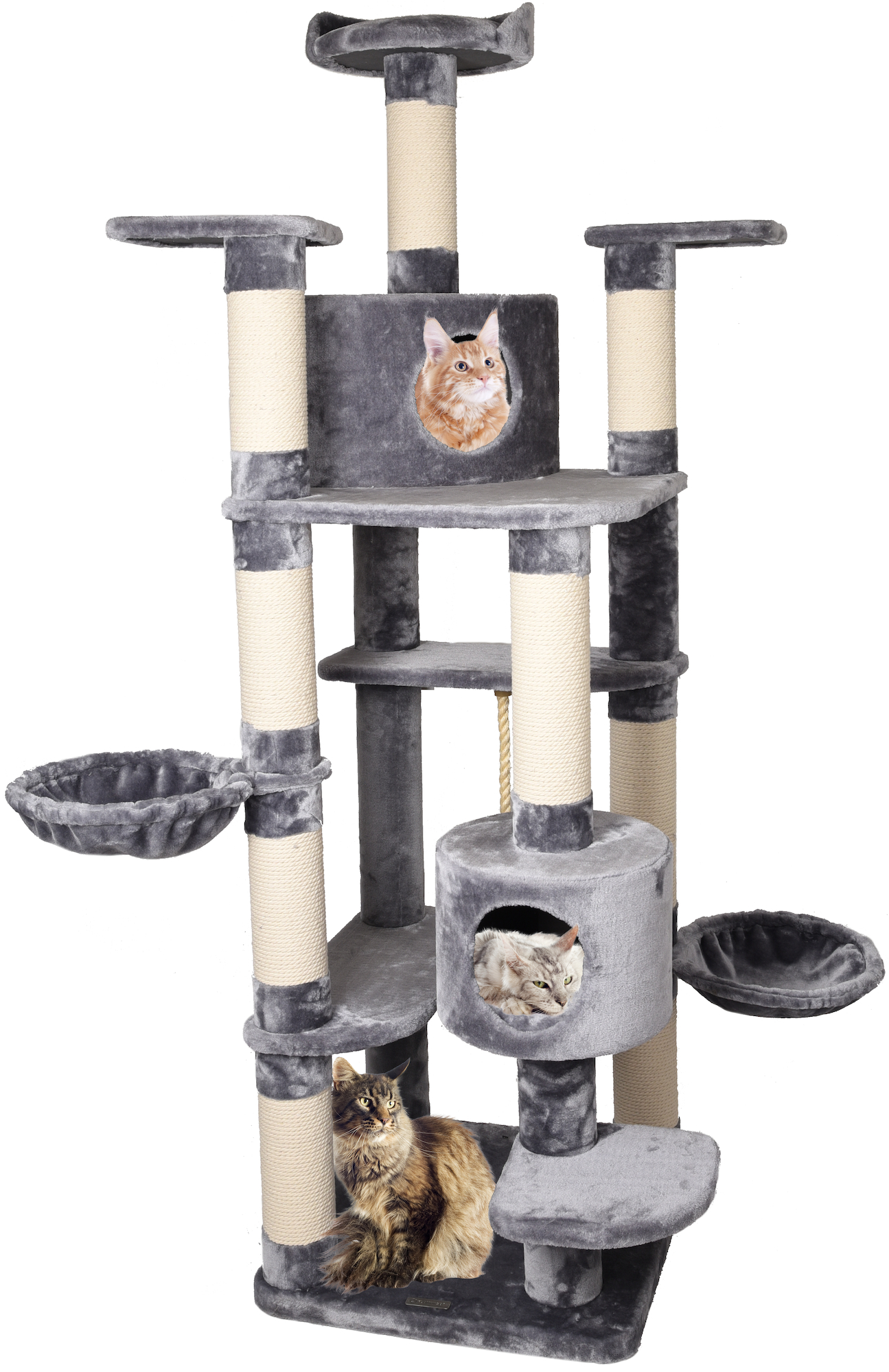 Flamingo Krabpaal Giganto Grijs & Wit