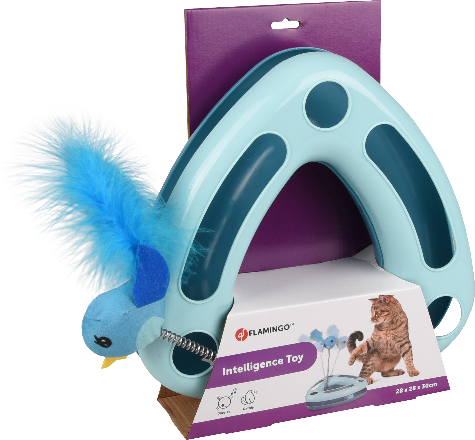 Flamingo Juguete Felicia Riel con bola con bola Turquesa