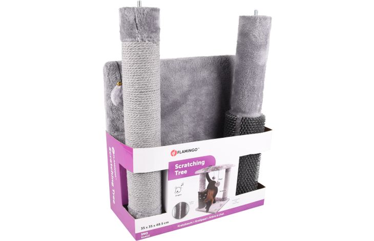 Flamingo Scratching tree  Una Grey & Dark grey