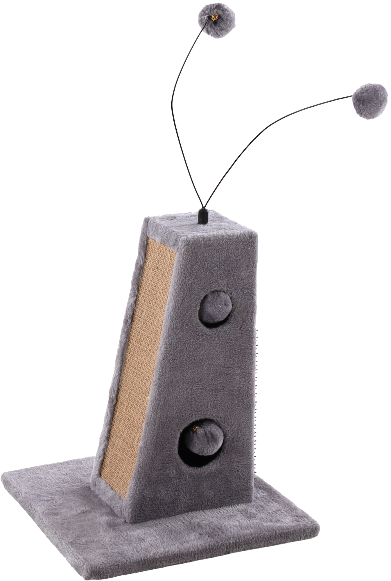 Flamingo Arbre à chat Lara Gris & Gris foncé & Naturel