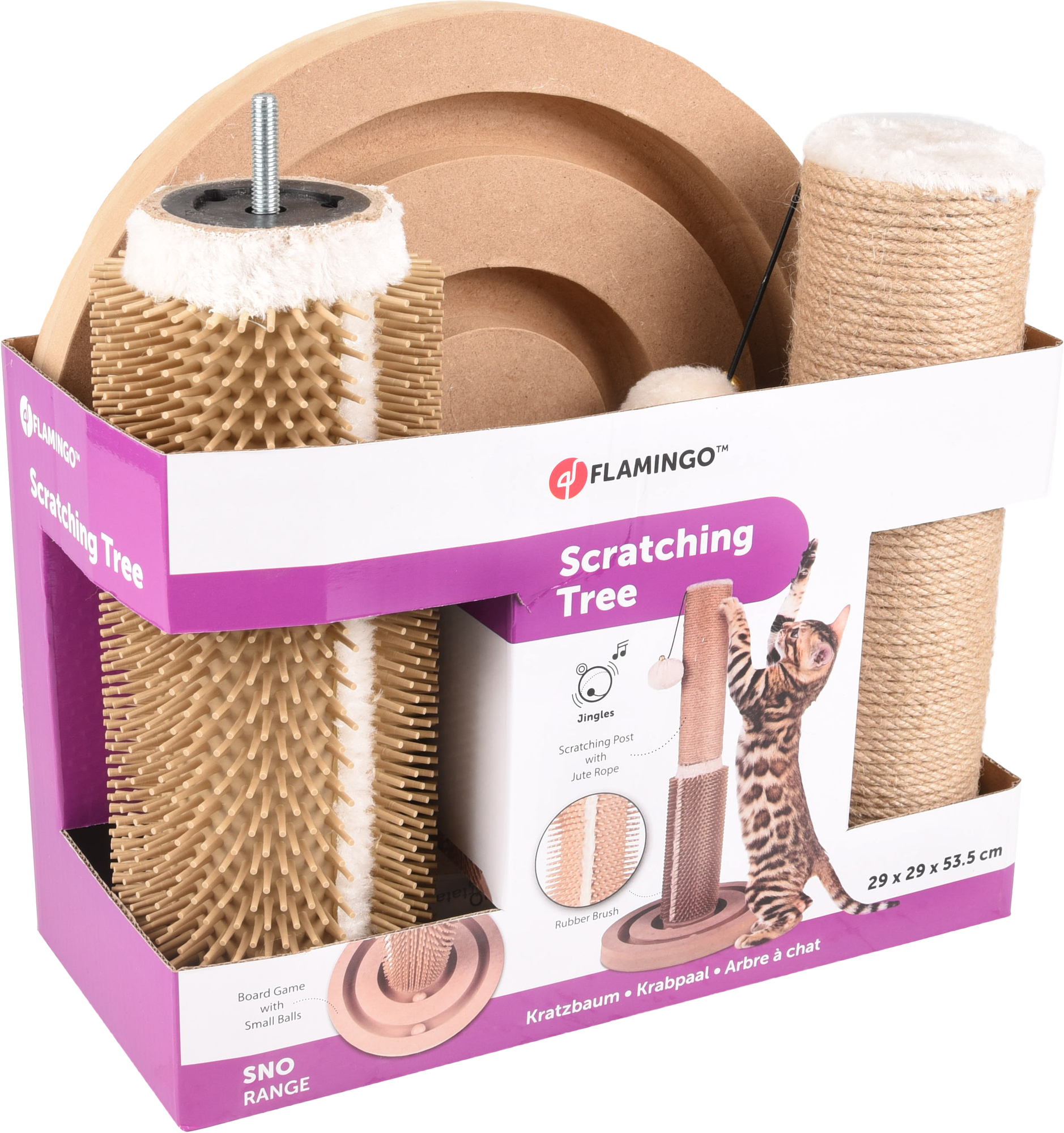 Flamingo Árbol rascador Ayla Crema & Natural