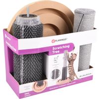 Flamingo Árbol rascador Ayla Gris & Gris oscuro & Natural