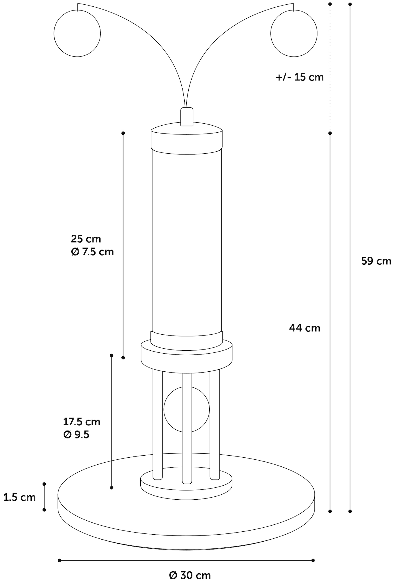 Flamingo Scratching tree  Lia Grey & Dark grey