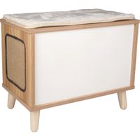 Flamingo Krabmeubel Fino Wit & Bruin