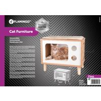 Flamingo Krabmeubel Fino Wit & Bruin